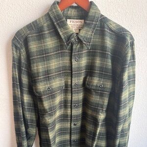 Filson VINTAGE FLANNEL WORK SHIRT - Size Medium